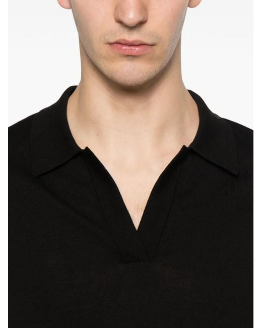 Hevò Black Taranto Short-Sleeve T-Shirt for men