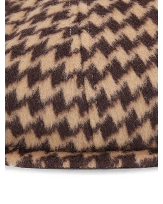Kangol Brown Patterned Beret