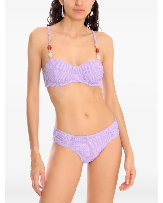 Brigitte Bardot Purple Amira Bikini