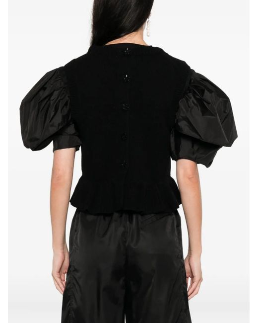 CECILIE BAHNSEN Sweater Met Ronde Hals in het Black