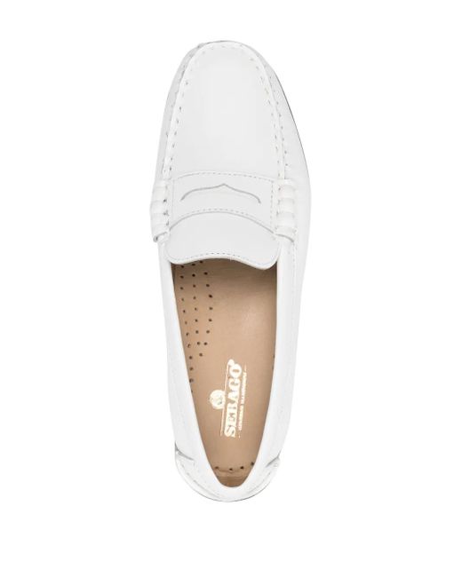 Sebago White Danielle Loafer