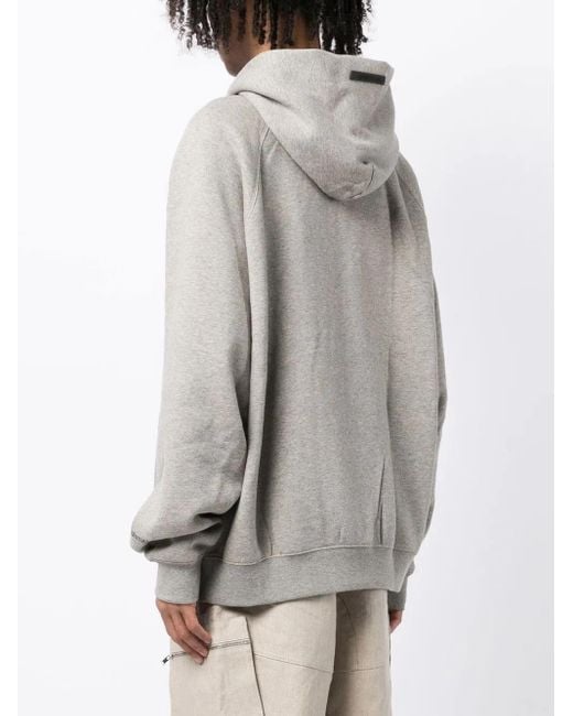 Fear Of God Hoodie Met Logoprint in het Gray voor heren