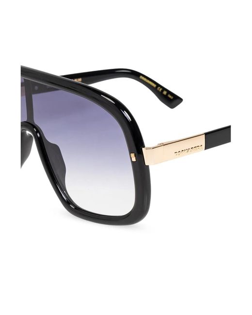 DSquared² Blue Pilot-Frame Sunglasses for men