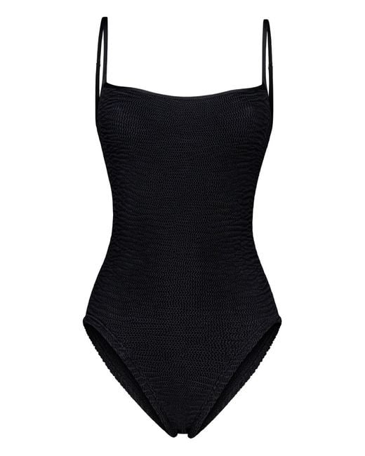 Paramidonna Black Marisia Square-Neck Swimsuit