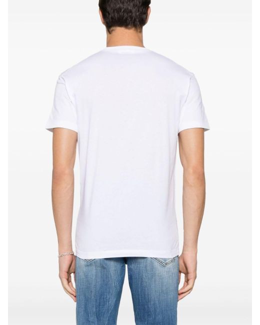 DSquared² Katoenen T-shirt Met Print in het White voor heren