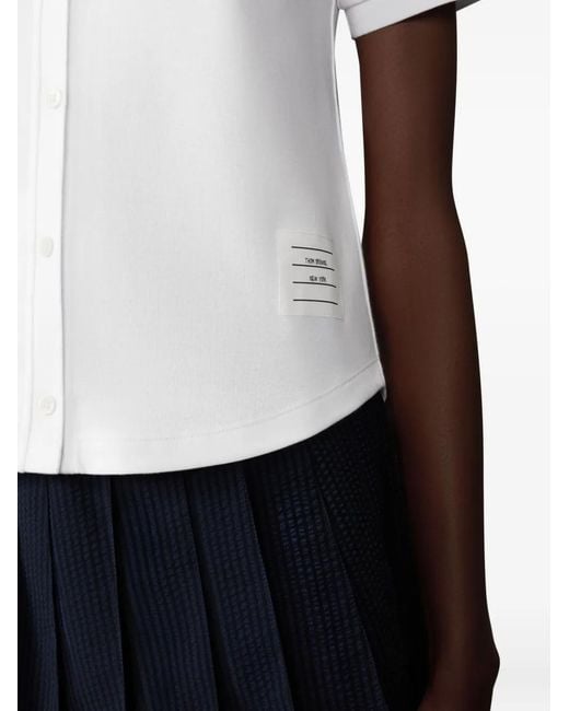 Thom Browne White Relaxed Shirt