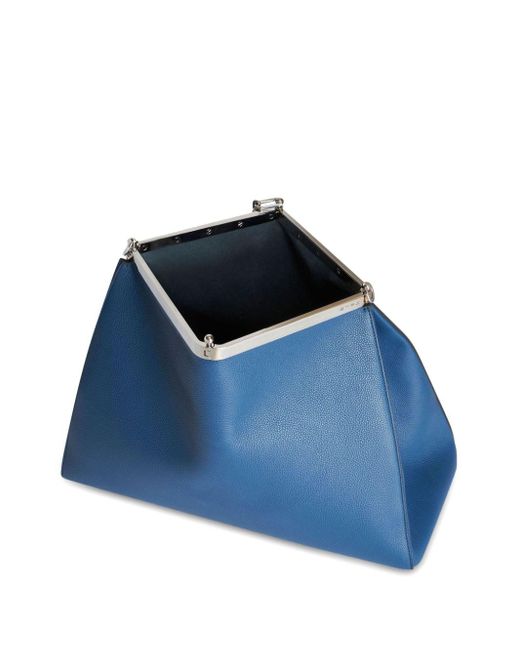 Etro Blue Vela Leather Shoulder Bag for men