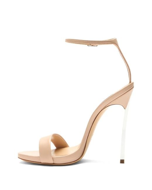 Casadei White Marta Blade Sandals