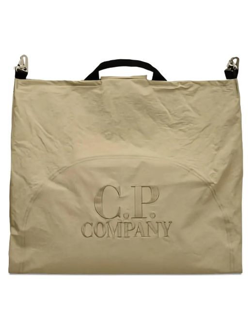 C P Company ロゴ バックパック Natural