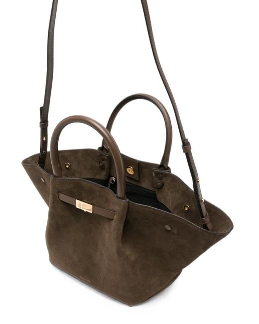 DeMellier London Natural Medium New York Suede Tote Bag