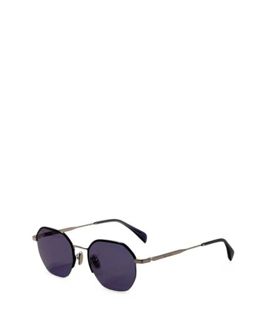 Paul Smith White Lovell Geometric-Frame Sunglasses for men