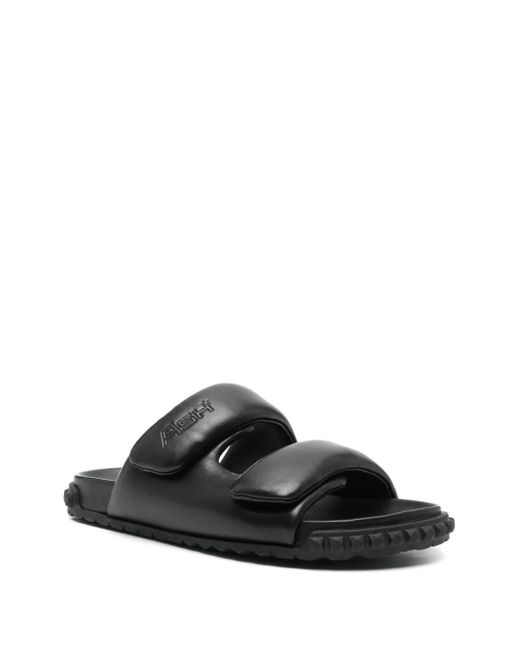 Ash Black Twist Slides