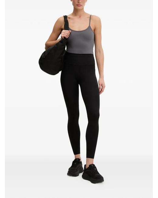 EA7 Black Fullness Vigor7 Crossover-Back Tank Top
