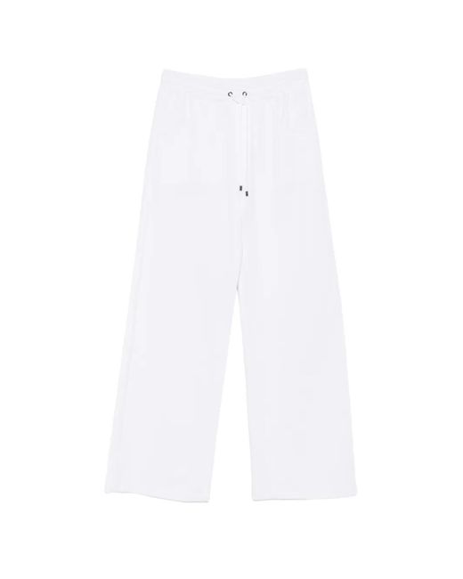Lorena Antoniazzi White Drawstring Trousers