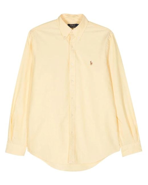 Polo Ralph Lauren Natural Polo Pony-Motif Cotton Shirt for men