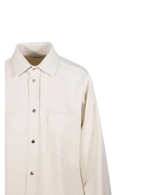 DARKPARK Natural Breast-Pocket Long-Sleeve Shirt