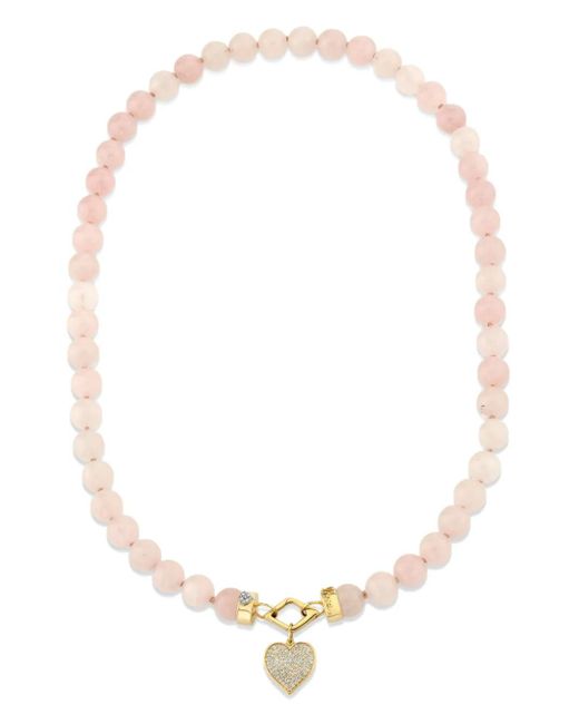 Collana Love di Sydney Evan in White