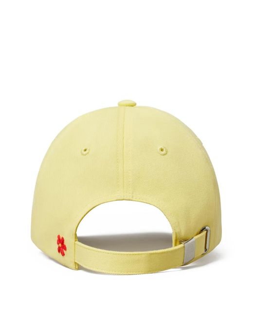 Tory Burch Yellow Logo-Patch Baseball Cap