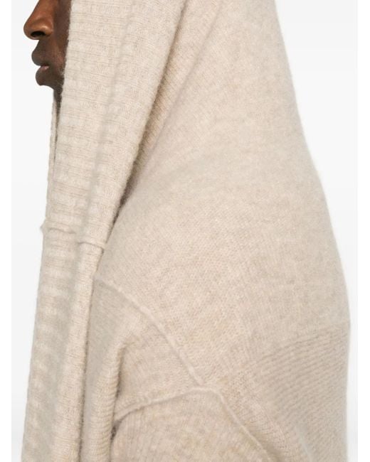 Rick Owens Lange Vestjas in het Natural voor heren