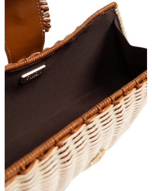 Clutch Con Fibbia di Rodo in Natural