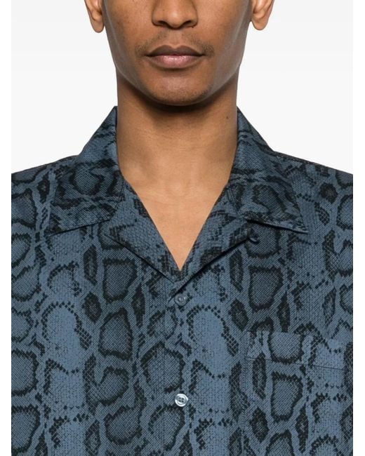 Carhartt Blue Patterned Shirt for men