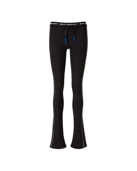 Off-White c/o Virgil Abloh Black Drawstring Fastening Leggings