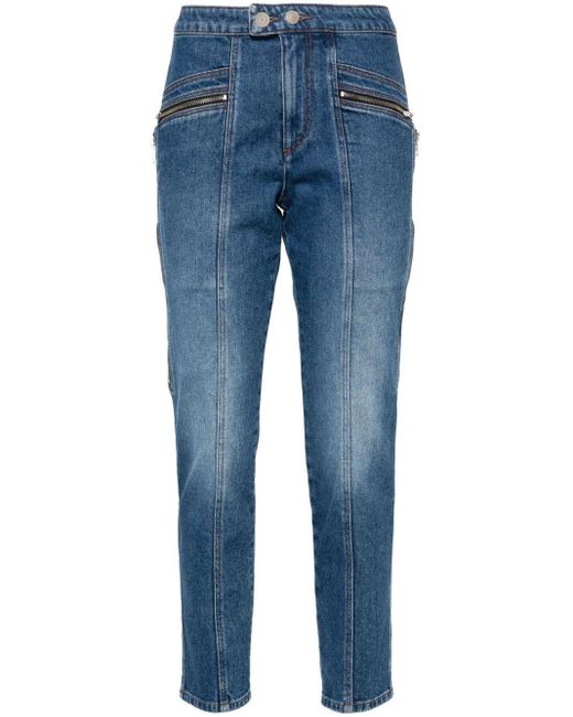 Isabel Marant Blue Schmale Jeans