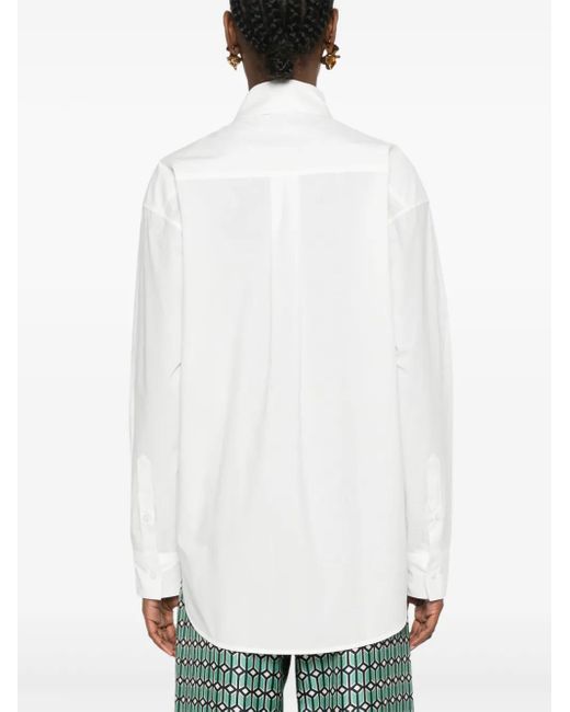 LaDoubleJ White Better Than Your Boyfriend's Lace Shirt