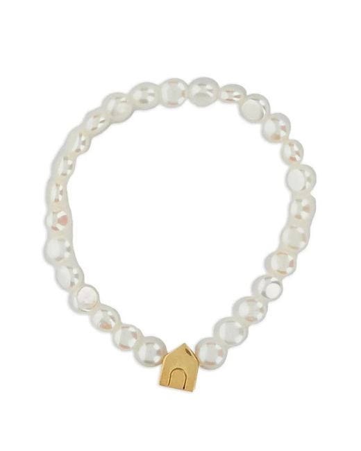Aliita Metallic Casita Pearl Bracelet