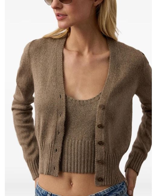 Ralph Lauren Natural Knitted Cardigan