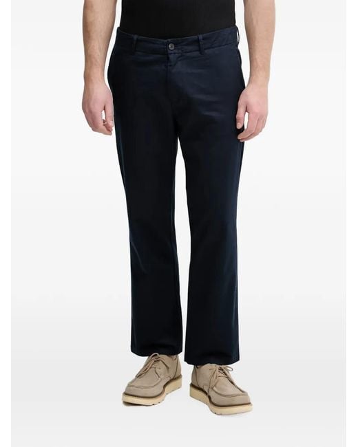 Sisley Black Straight-Leg Chino Trousers for men