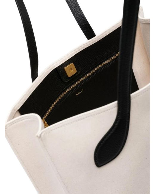 Bally Natural Bar Keep On Cotton Tote Bag