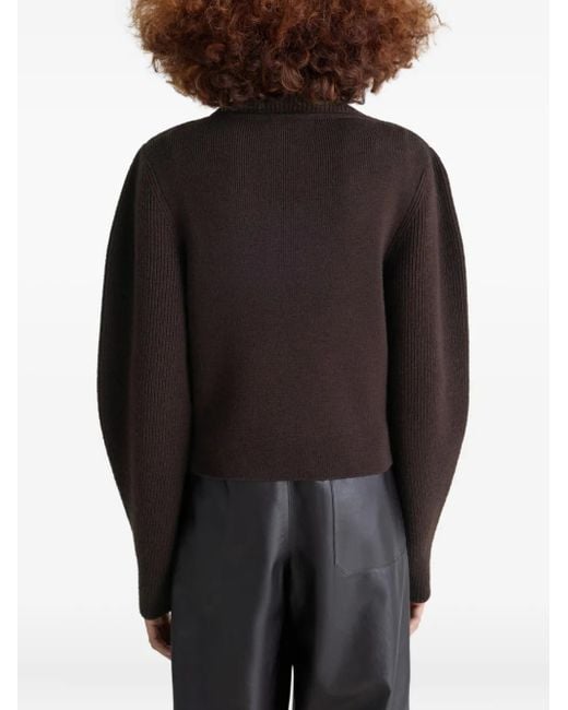 Lemaire ハーフジップ セーター Black