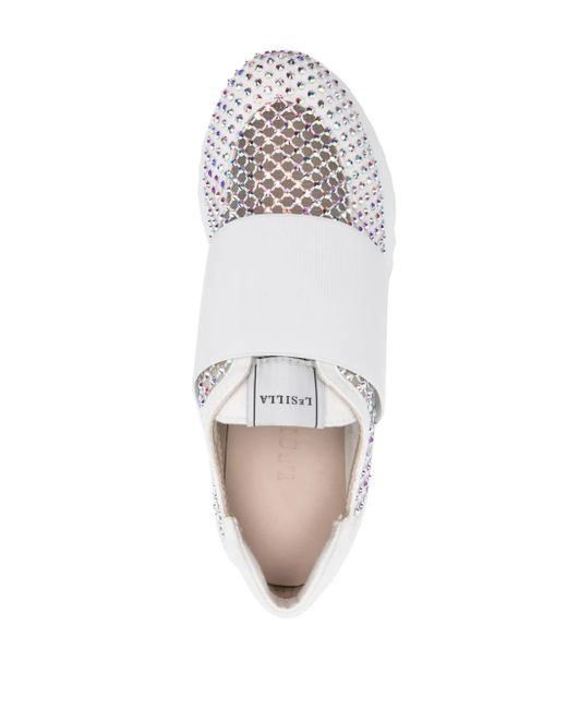 Le Silla White Gilda Chunky Sneakers