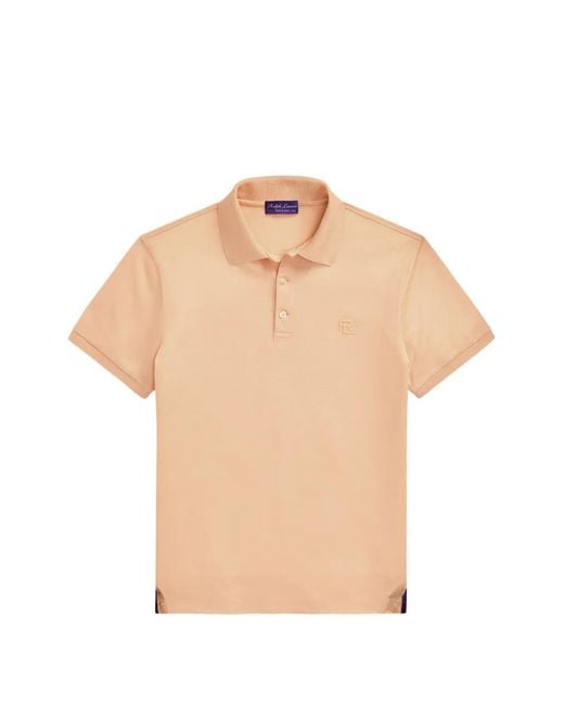 Polo Ralph Lauren Natural Embroidered-Logo Piqué Polo Shirt for men