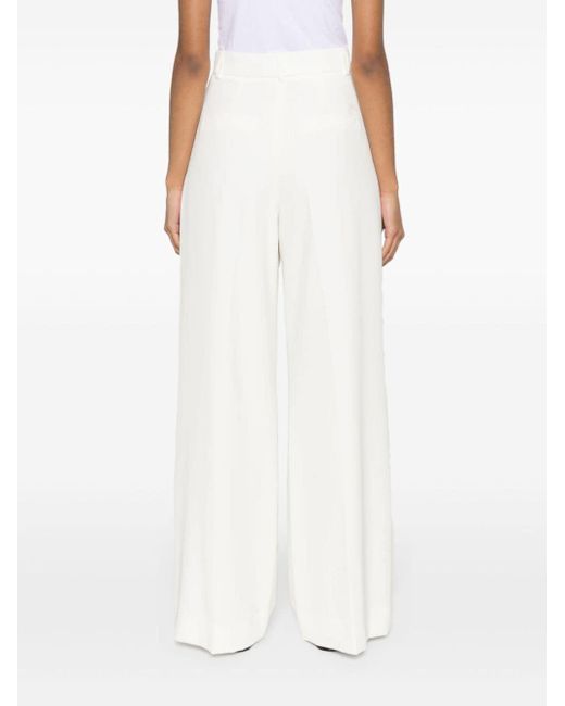 Karl Lagerfeld White Hun's Pick Tailored Trousers