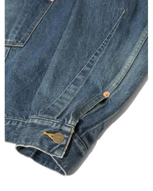 Needles Blue Darted Denim Jacket for men