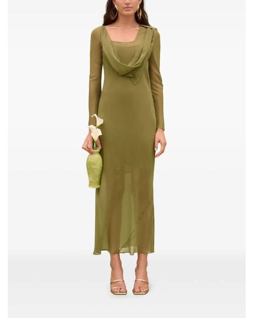 Cult Gaia Eline ドレス Green