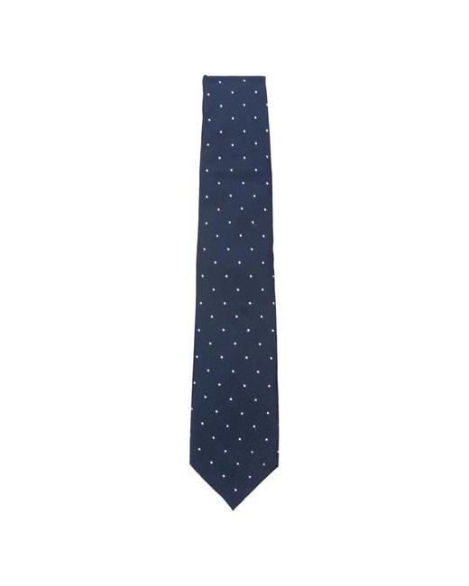 Corneliani Blue Polka-Dot Tie for men