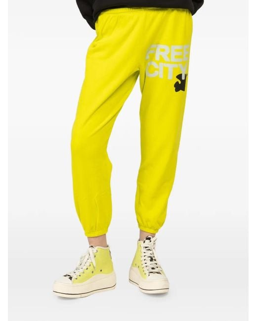 Freecity Yellow Large Sweatpant