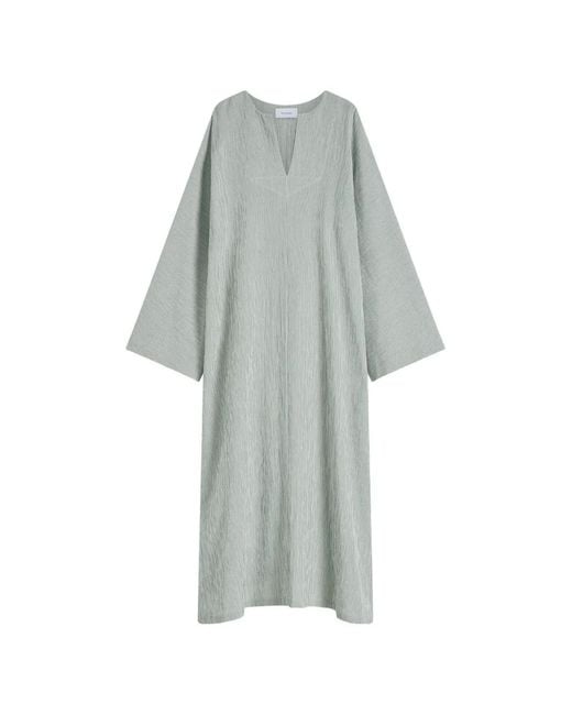 Bondi Born Gray Finn Kimono-Sleeve Maxi Dress