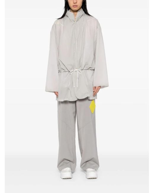 Magliano White Button Fastening Coat