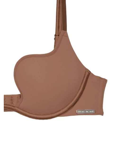 Fleur du Mal Brown Le Stretch Bra
