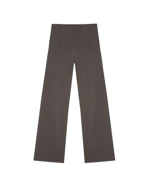 Cortana Gray Brenna High-Waisted Trousers