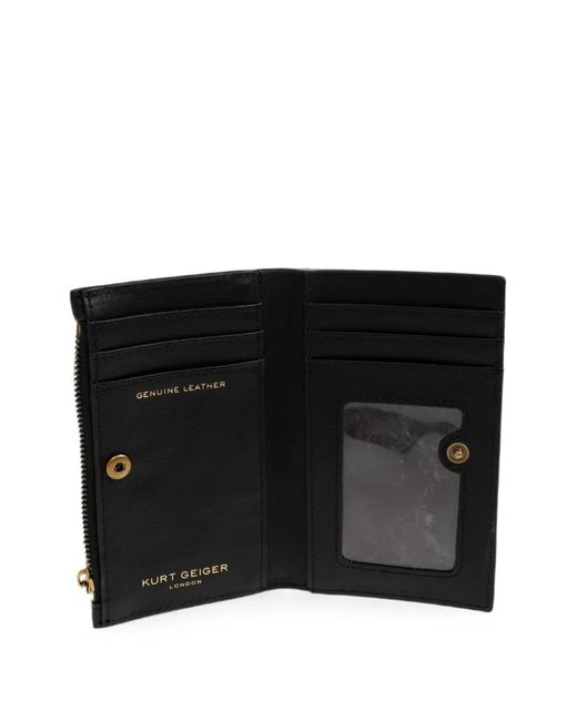 Kurt Geiger Black Sloane Leather Wallet