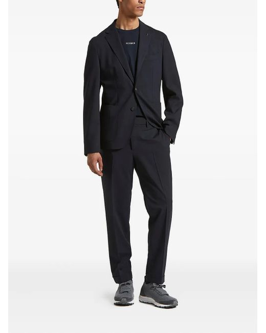 Peserico Blue Patch-Pocket Blazer for men