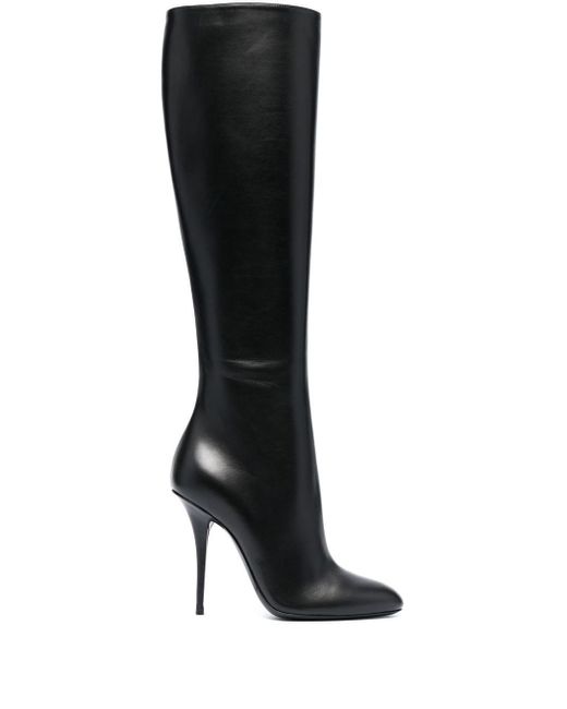 Saint Laurent Black Knee-high 110mm Boots