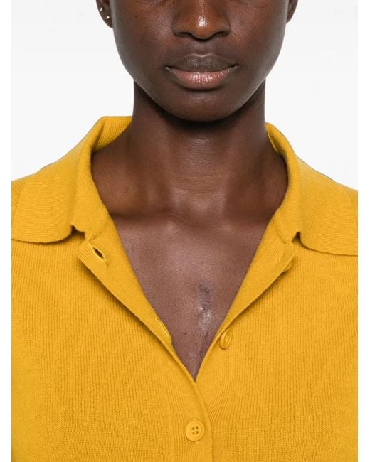 iBlues Button-Up Vest in het Yellow