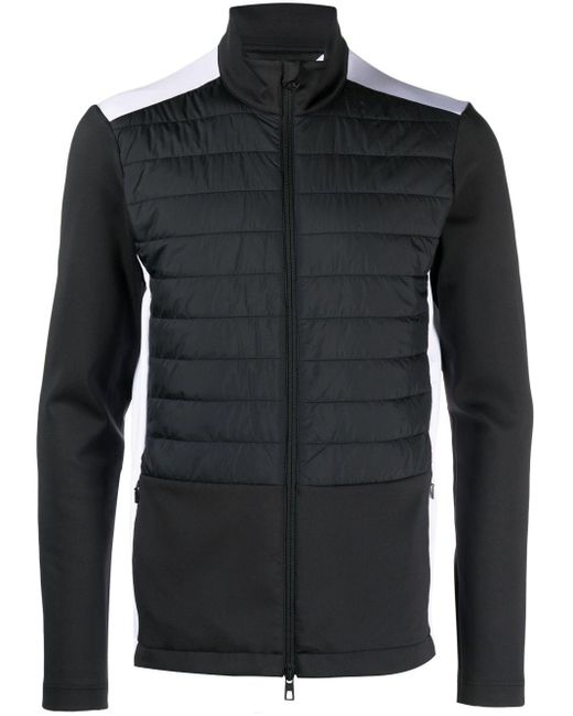J.Lindeberg Black Delano Hybrid Padded Jacket for men