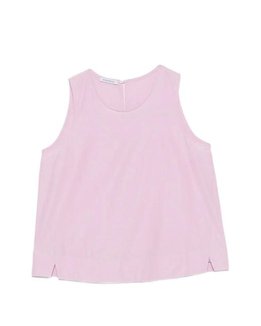 ROSSO35 Pink Round Neck Top